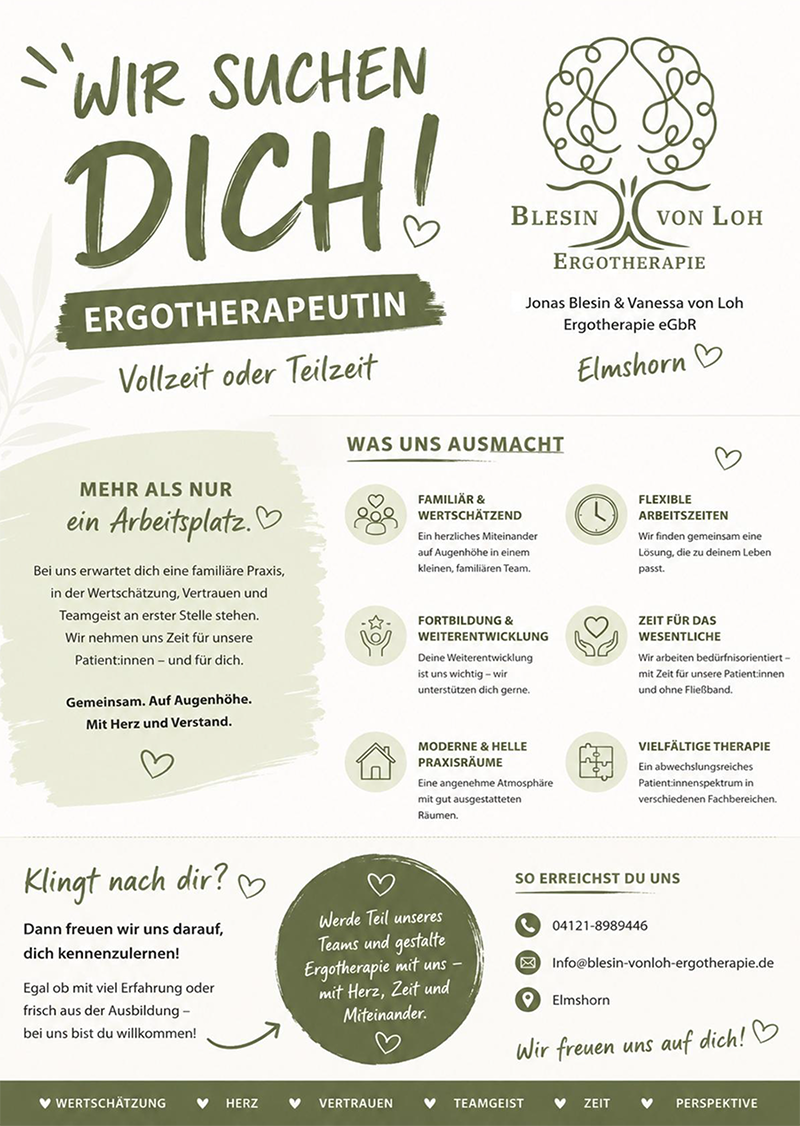 Ergotherapeut/in (m/w/d) gesucht &ndash; Voll- oder Teilzeit, 25336 Elmshorn
