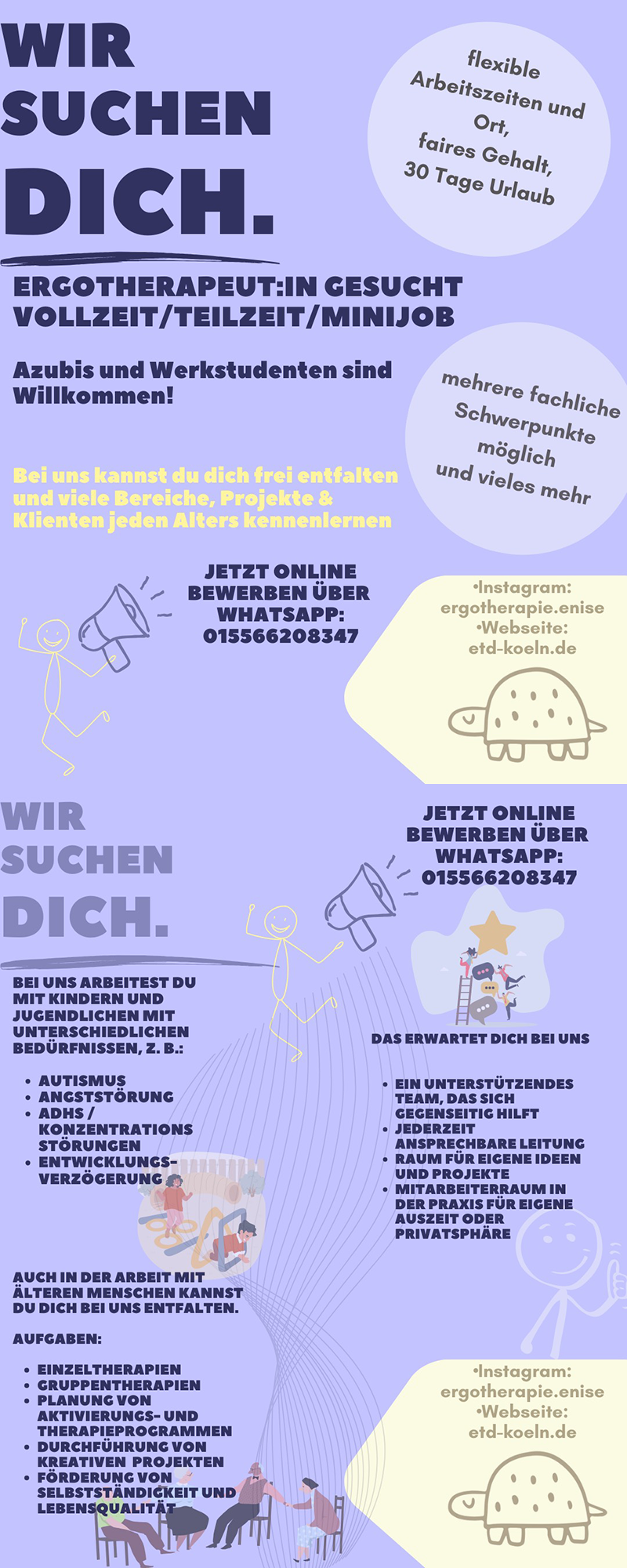 Ergotherapeut:in gesucht (Vollzeit / Teilzeit / Minijob) - Ergotherapie Enise Tanriverdi&minus;Demir, K&ouml;ln