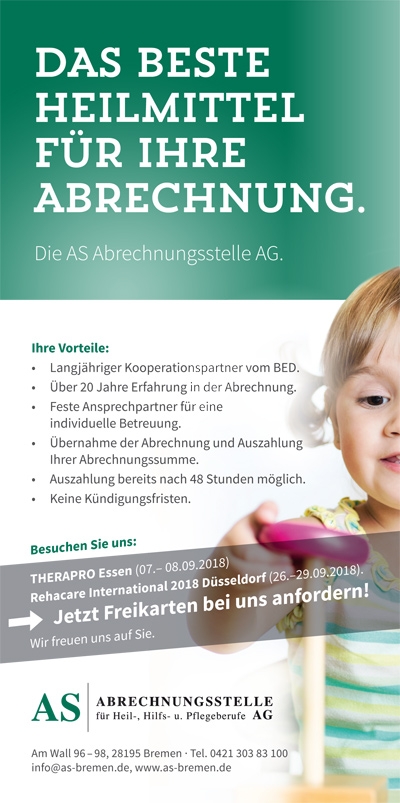 Anzeige der AS Abrechnungsstelle AG