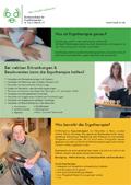 Infoplakat Ergotherapie