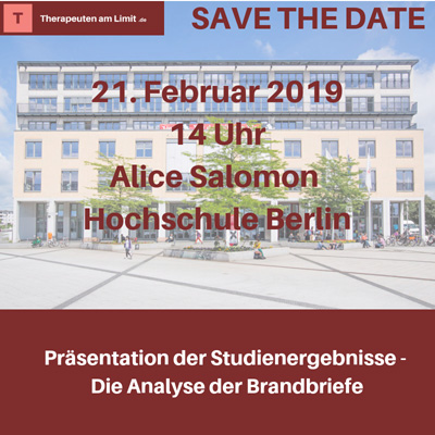 Kommen Sie zur Präsentation der Studienergebnisse - Analyse der Brandbriefe - am 21.02. in Berlin