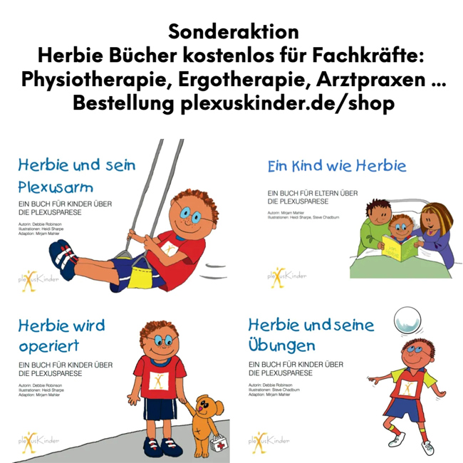 Sonderaktion: Herbie Bücher kostenlos für Fachkräfte