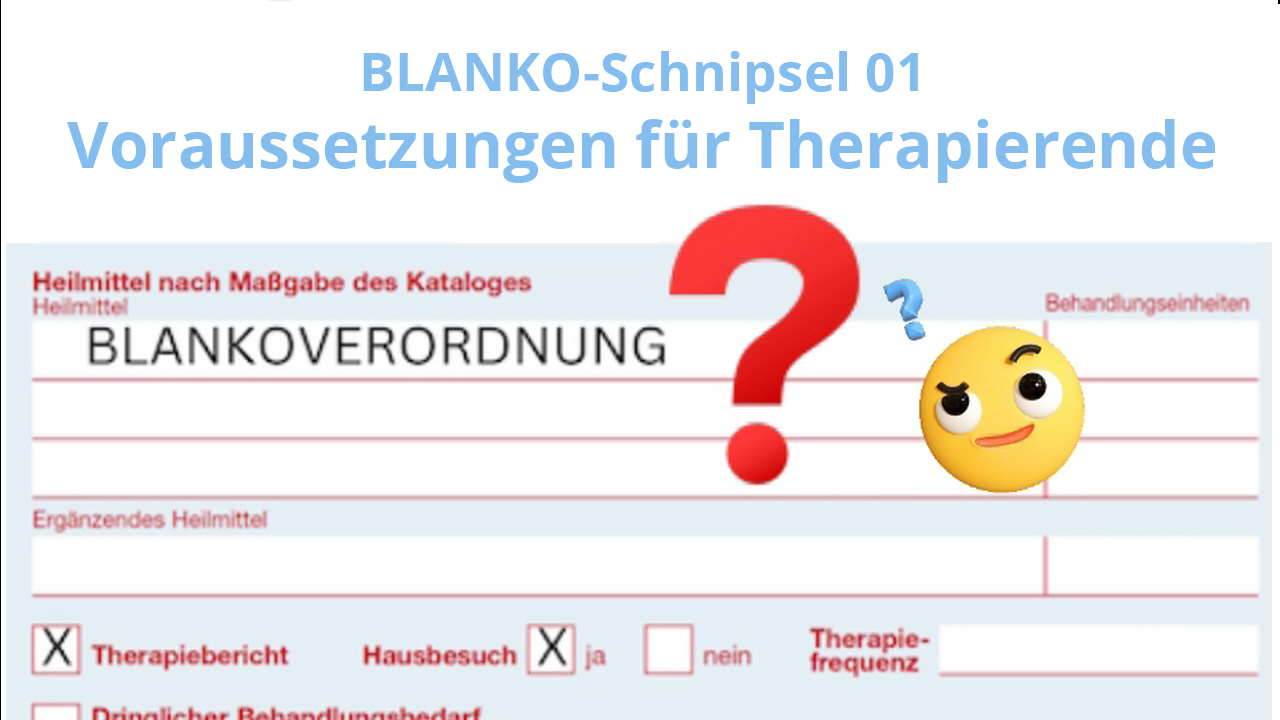 BLANKO-Schnipsel 01: Voraussetzungen für Therapierende