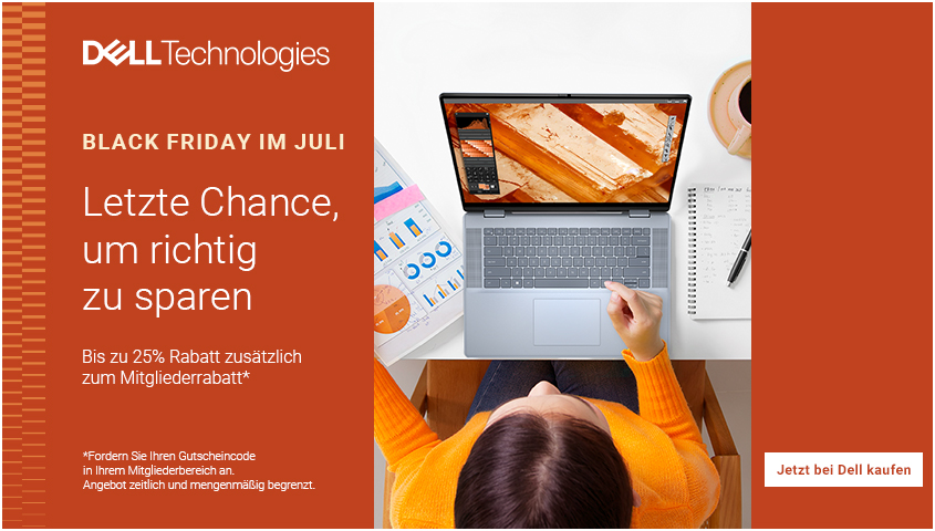 Dell Sonderangebot - BLACK FRIDAY IM JULI