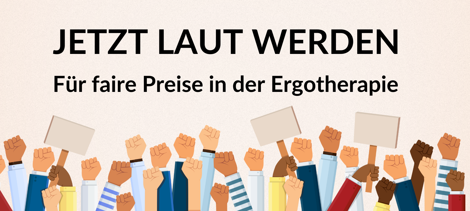 Jetzt laut werden