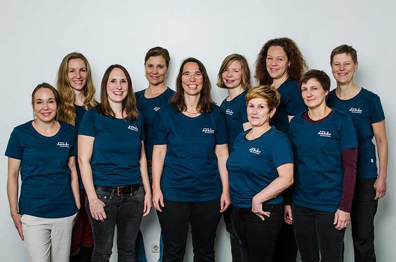 Teamfoto der Ergotherapie Dorothee Danke